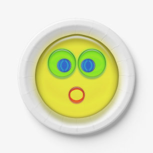 Paper Plate - Surprise Face