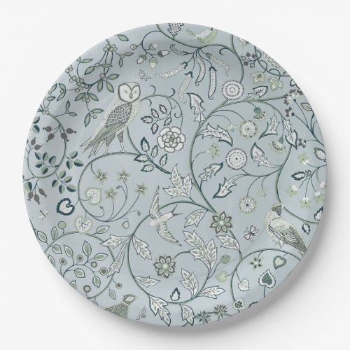 PAPER PLATE  WILLIAM MORRIS  OWL  PHEASANT