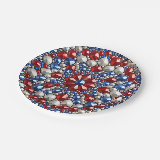 Paper plate with Netherlands Colors Design (Angled)