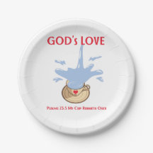 Paper Plate with Scripture