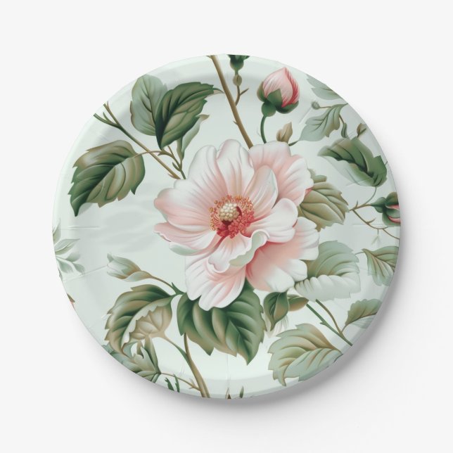 Paper Plates, 7" Round Paper Plate (Front)