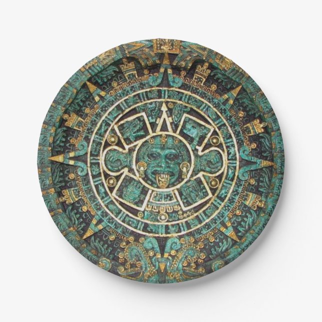 Paper Plates, Aztec Plates (Front)