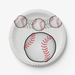 Paper plates Baseball