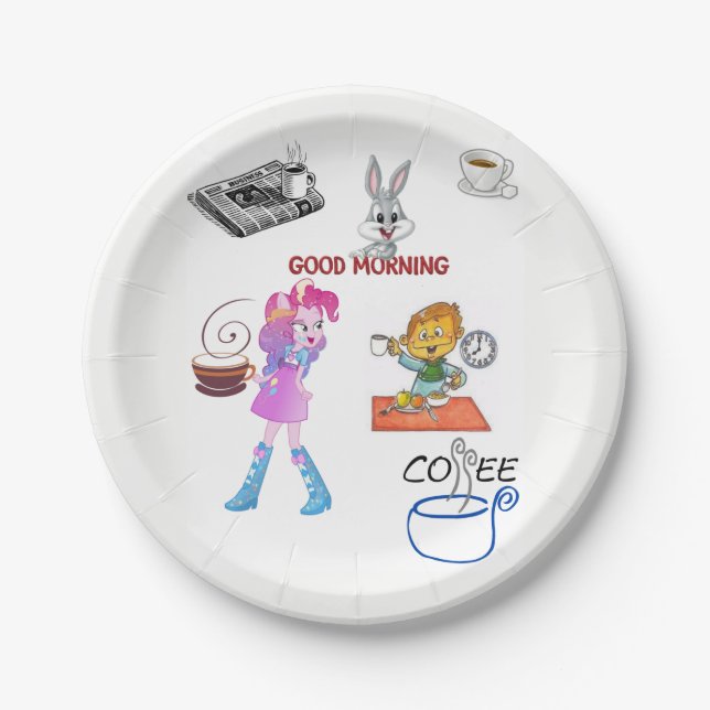 Paper plates Breakfast (Front)