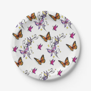 Paper plates Butterfly