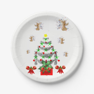 Paper plates Christmas
