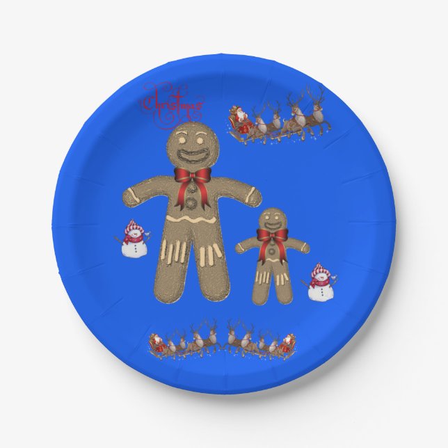 Paper plates Christmas (Front)