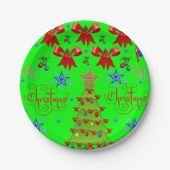 Paper plates Christmas (Front)