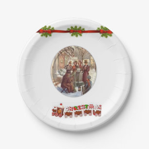 Paper plates Christmas