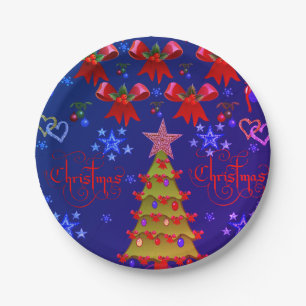 Paper plates Christmas