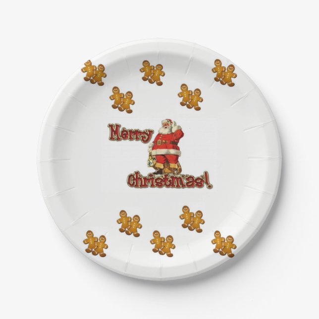 Paper plates Christmas (Front)