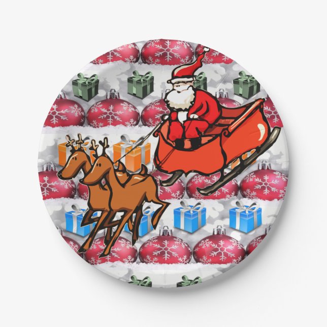 Paper plates Christmas (Front)