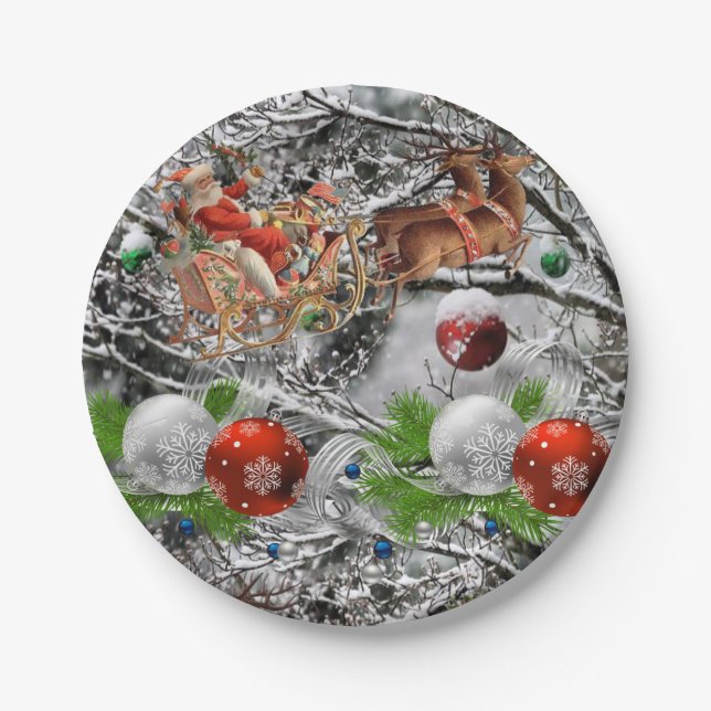 Paper plates Christmas (Front)