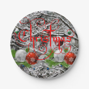Paper plates Christmas