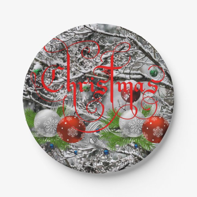 Paper plates Christmas (Front)