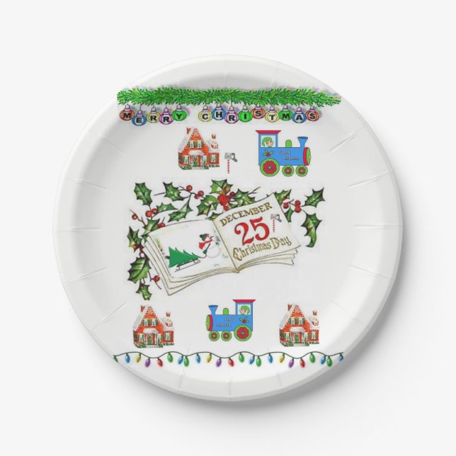 Paper plates Christmas (Front)