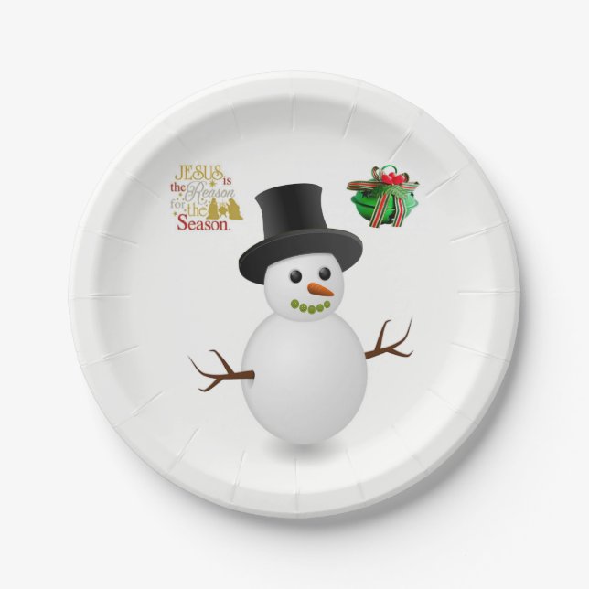 Paper plates Christmas (Front)