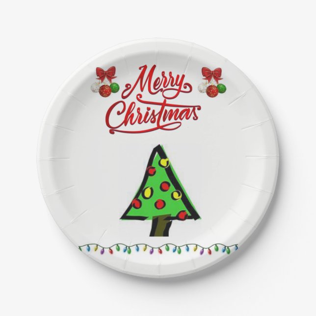 Paper plates Christmas (Front)