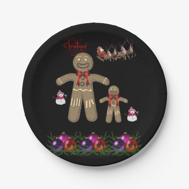 Paper plates Christmas (Front)