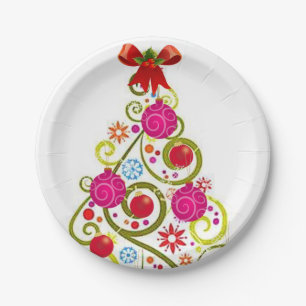 Paper plates Christmas
