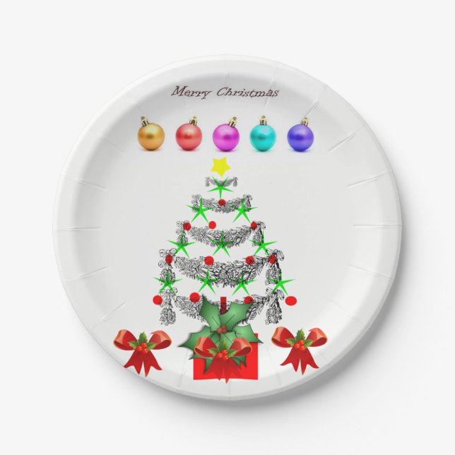 Paper plates Christmas (Front)