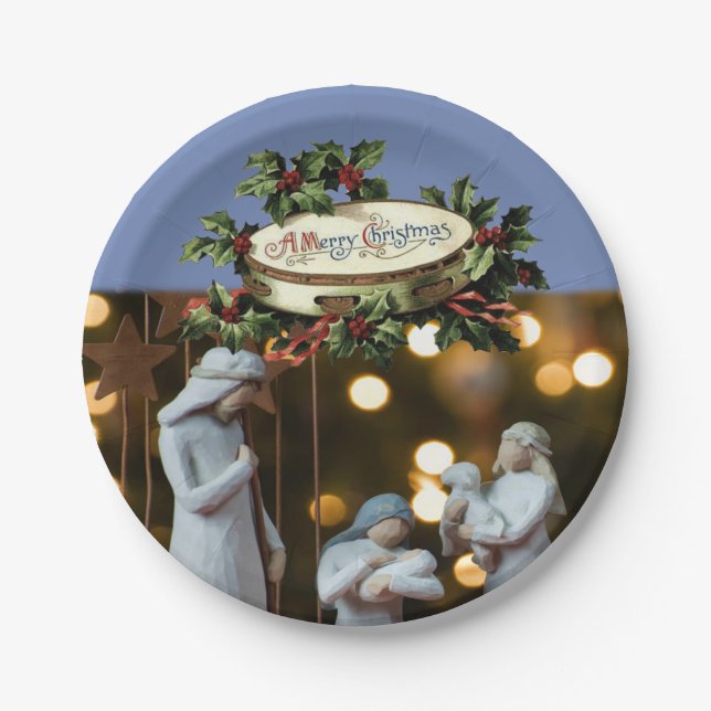 Paper plates Christmas (Front)