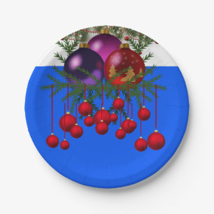 Paper plates Christmas