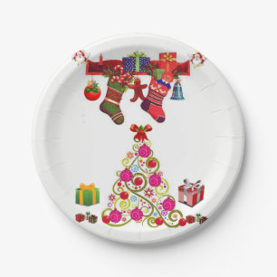 Paper plates Christmas