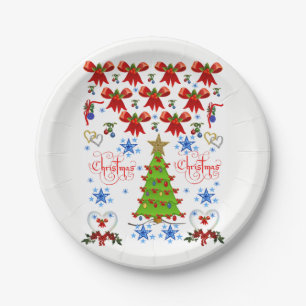 Paper plates Christmas