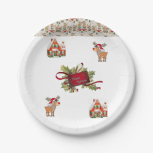 Paper plates Christmas