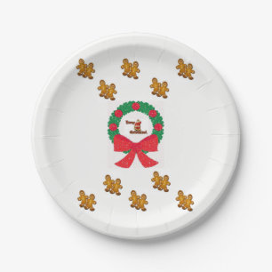 Paper plates Christmas