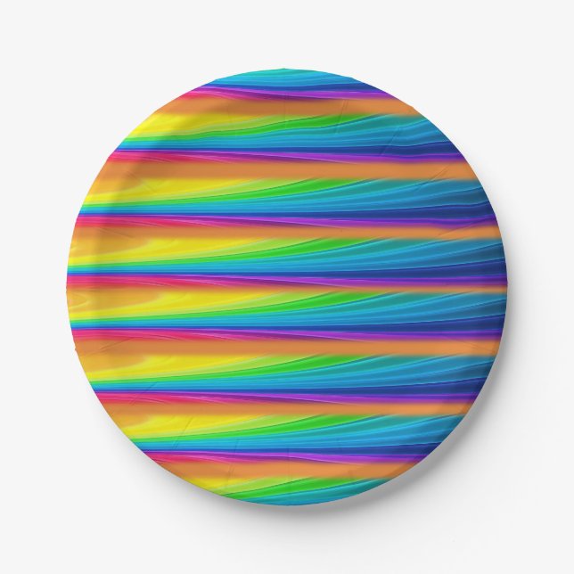 Paper plates Colorful (Front)