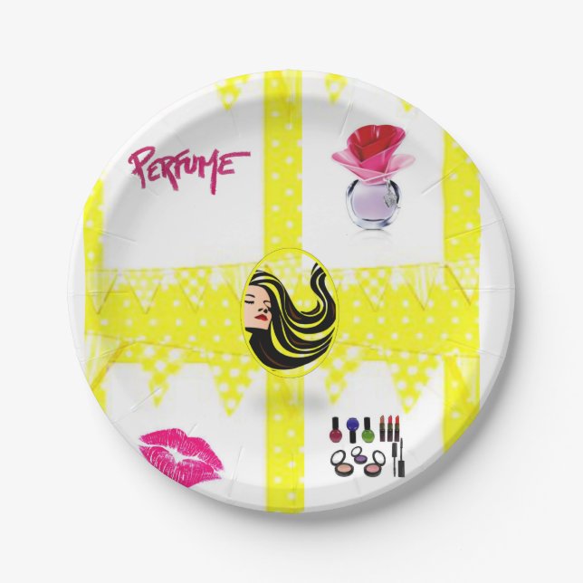 Paper plates Cosmetics (Front)