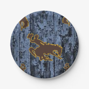 Paper plates Cowboys