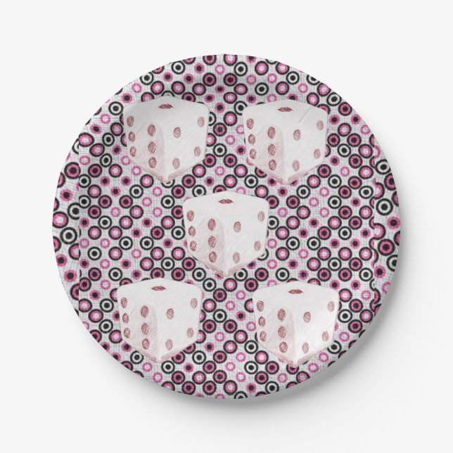 Paper plates Dice (Front)