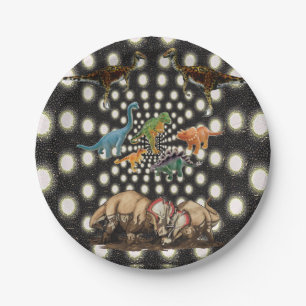 Paper plates Dinosaur