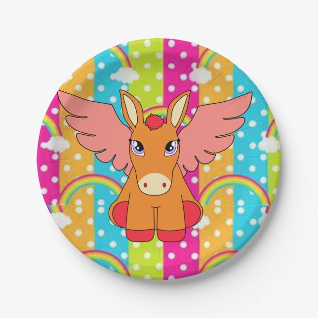 Paper plates Donkey (Front)