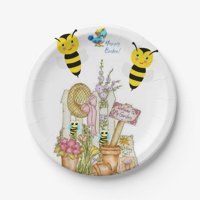 Paper plates Easter (Front)