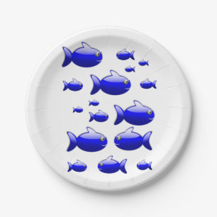 Paper plates Fish