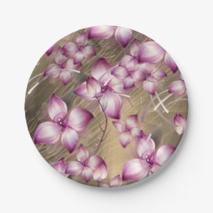 Paper plates Floral