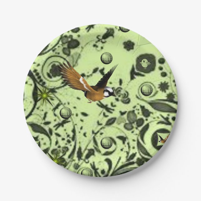 Paper plates Floral (Front)