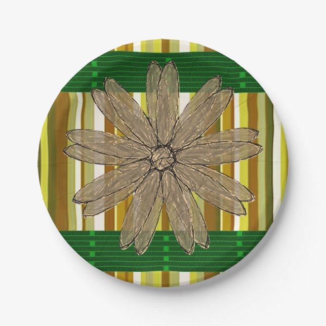Paper plates Floral (Front)