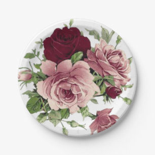 Paper plates Floral
