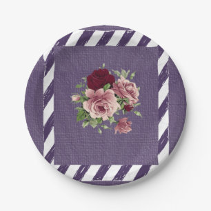 Paper plates Floral