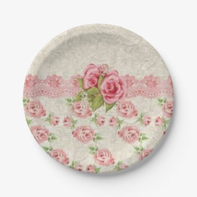Paper plates Floral (Front)