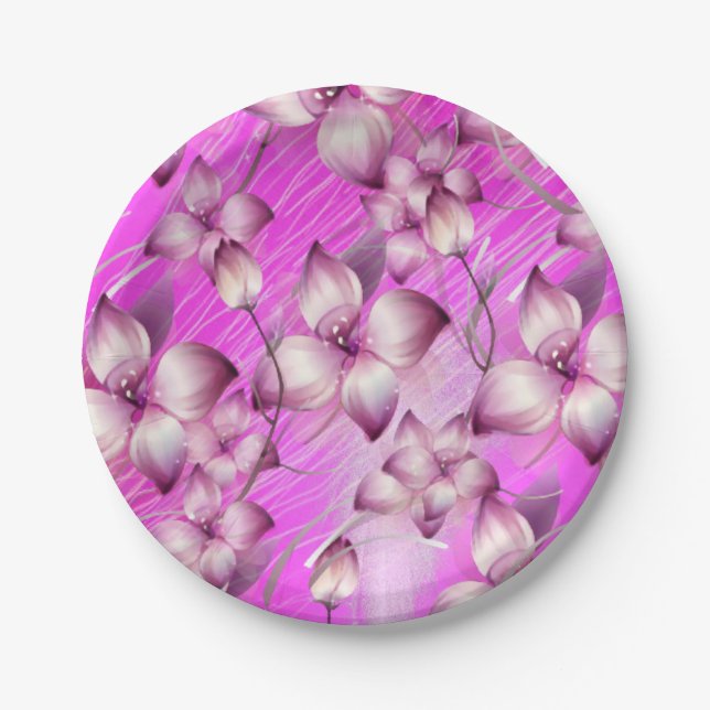 Paper plates Floral (Front)