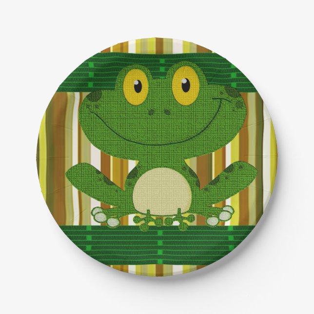 Paper plates Frog (Front)