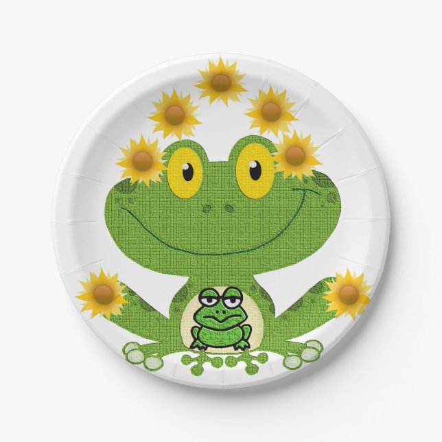 Paper plates Frog (Front)