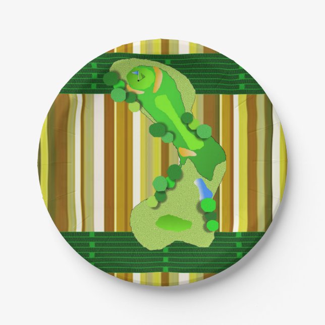 Paper plates Golf (Front)
