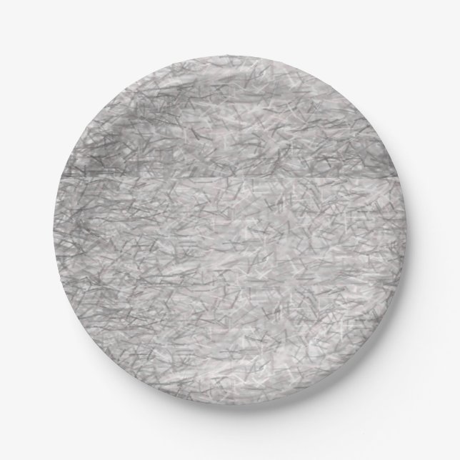 Paper plates Gray (Front)